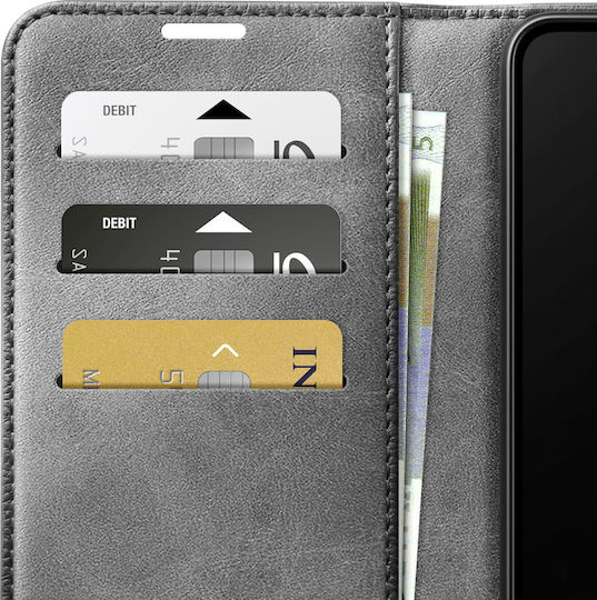 Zanaé Wallet Case Galaxy A17 Columbia Edition Stand Function Grey