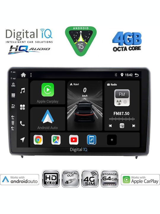 Digital IQ Car Audio System for Ford EcoSport 2012-2018 Bluetooth USB WiFi GPS Apple CarPlay Android Auto with 9" Touch Screen