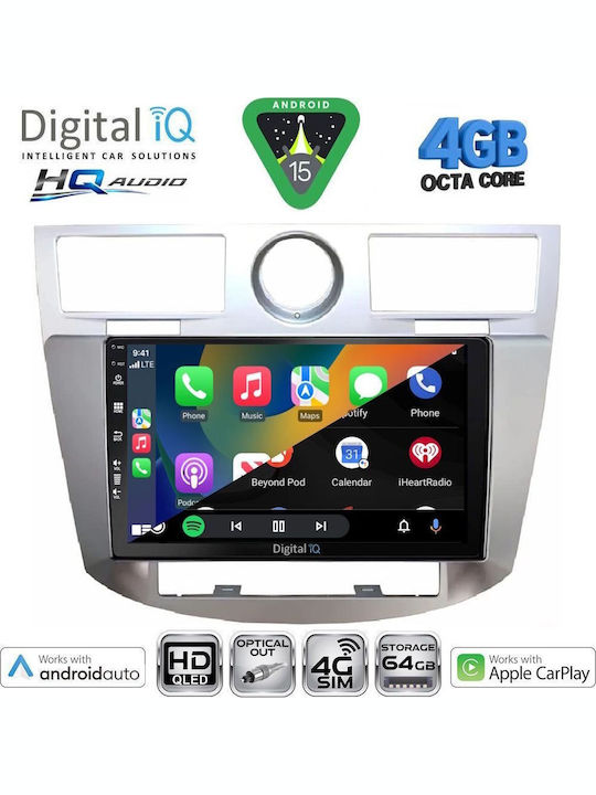 Digital IQ Car Audio System Chrysler Sebring 2008-2010 Bluetooth USB WiFi GPS Apple CarPlay Android Auto with 9" Touch Screen