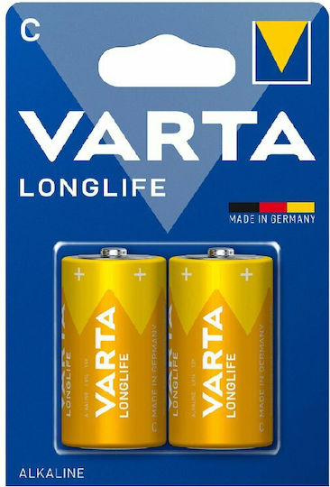 Varta LongLife Extra Baterie Alcalină C 1.5V