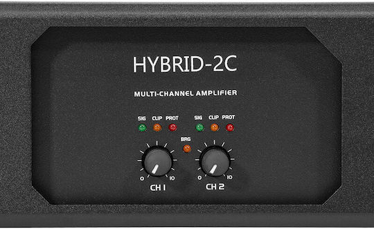 HPA HYBRID-2C Amplificator De Putere PA Cu 2 Canale 800W/4Ω 400W/8Ω 200W/100V Cu Sistem De Răcire