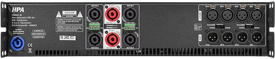 HPA HYBRID-4C Amplificator De Putere PA Cu 4 Canale 800W/4Ω 400W/8Ω 200W/100V Cu Sistem De Răcire