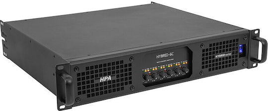 HPA HYBRID-6C Amplificator De Putere PA Cu 6 Canale 800W/4Ω 400W/8Ω 200W/100V Cu Sistem De Răcire