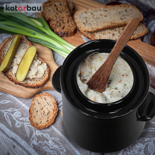 Kotarbau Ваза за Обща Употреба с Капак Керамика Бежова 1800ml 1 Брой