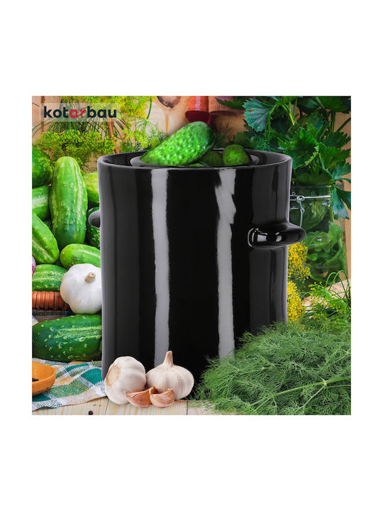 Kotarbau Vază Utilizare Generală Cu Capac Ceramică Bej 5000ml 1 Bucată