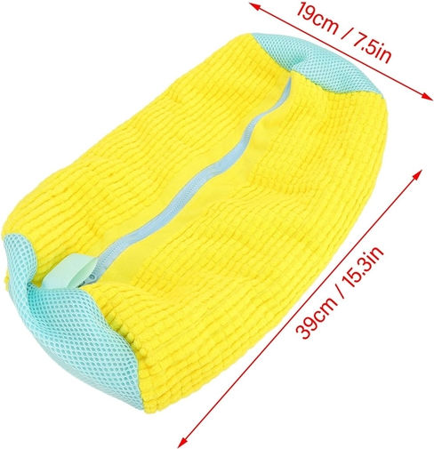 Depox Sac Pentru Spălare Pantofi Protecție Curățare Eficientă Galben