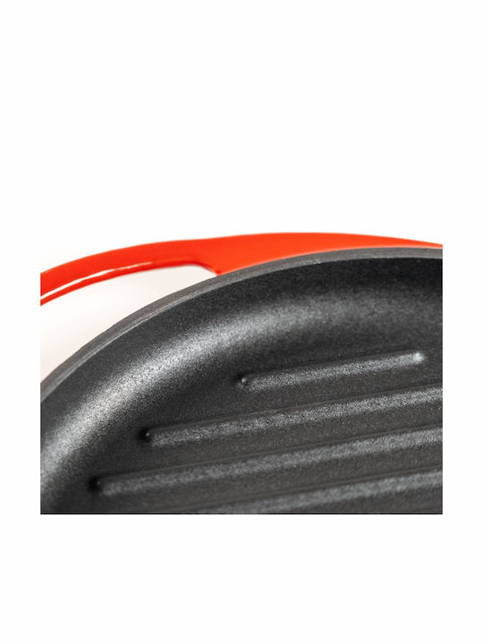 Lätt Home Grill Pan Cast Iron with Enamel Coating 26cm