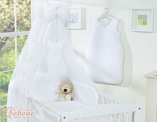 Bobono Σετ Κούνιας White 5τμχ