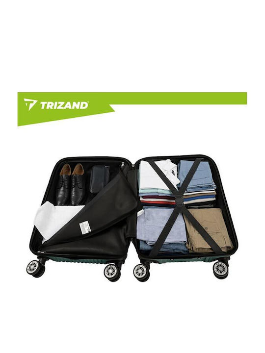 Trizand Valize de Călătorie Sigure Verzi cu 4 Roți Set 3 Bucăți