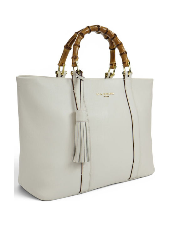 Leder Damen Schulter Tasche Weiß