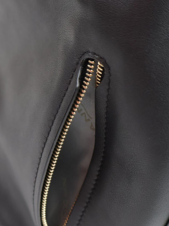 Leather Women's Shoulder Bag Black