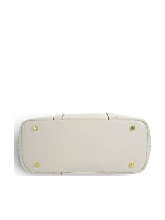 Leder Damen Schulter Tasche Weiß