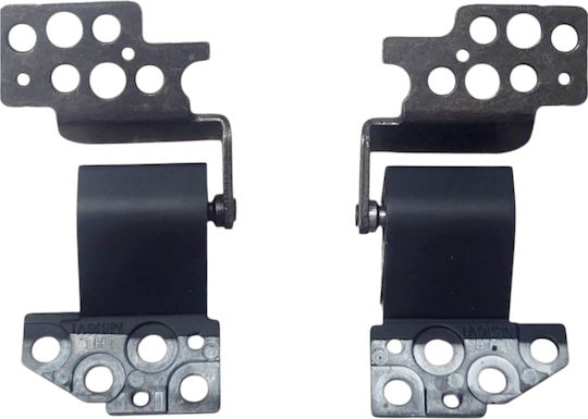 Laptop Hinges Bracket Set MSI Ms-16v6 Left & Right No Brackets Black Code 1-hng0763