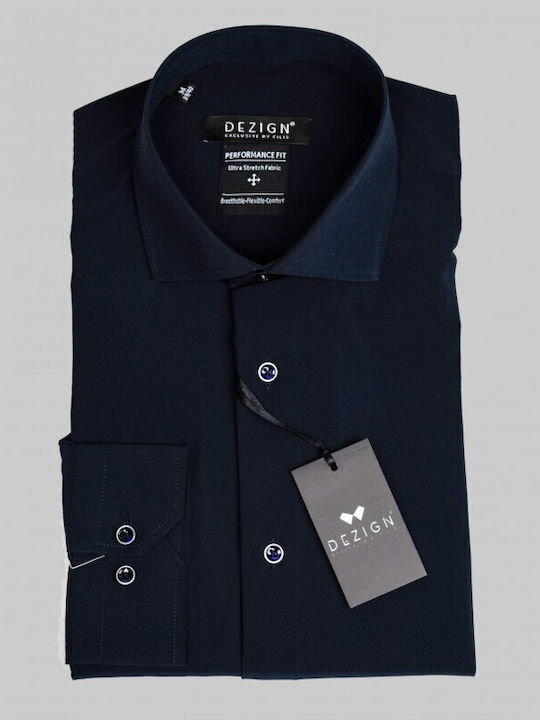Long Sleeve Regular Fit Shirt Navy