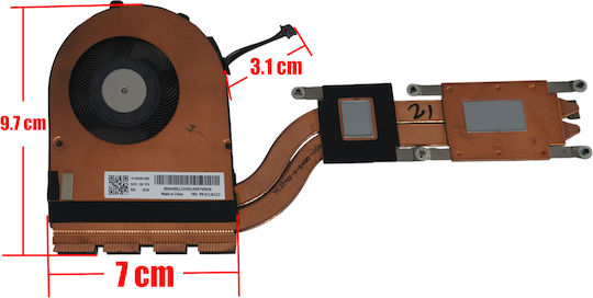 Ανεμιστηράκι Laptop Cpu Cooling Fan Lenovo Thinkpad E480 20kn 20kq 20kqs00000 20kqs00100 E580 20ks007qge R480 01lw123 01lw122 01lw124 02hm042 Heatsink 5pin Κωδ.81753