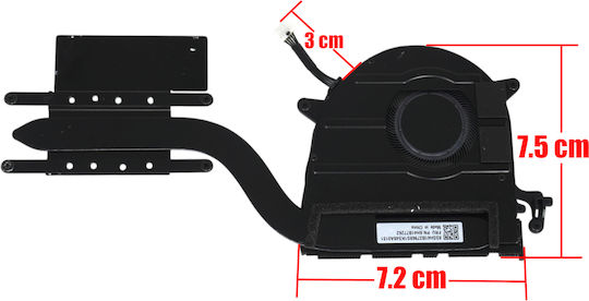 Laptop Fan Cpu Cooling Fan Lenovo Thinkpad X13 Yoga Gen 3 21aw 21ax 21aw0025au 21aw0026au 5h41b77262 5h41b77261 5h41b77344 Eg50040s1-1c380-s9a Heatsink 6pin Code 81725