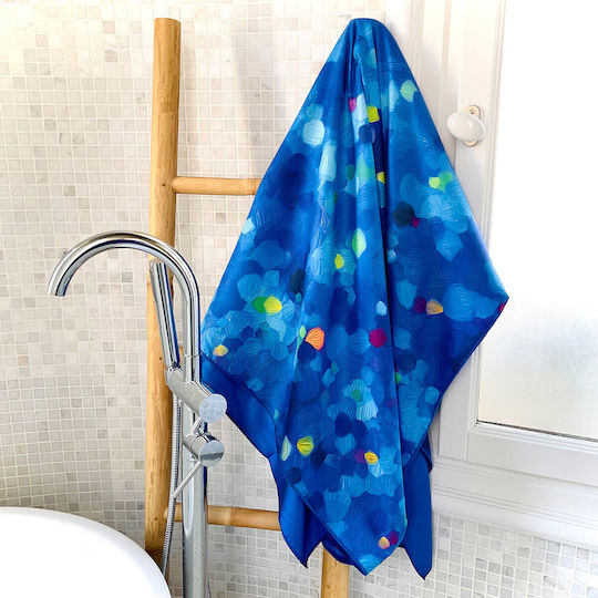 Pylones Prosop Din Microfibră Pentru Corp Albastru 180x110cm