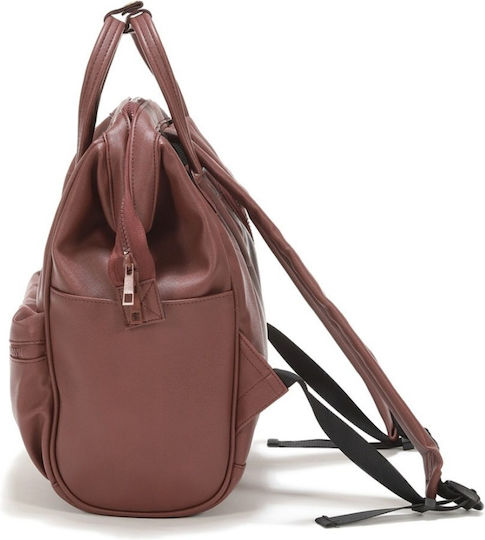 La Millou Backpack Diaper Bag Dolce Vita Burgundy