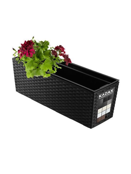 Kadax Kadax Ζαρντινιέρα Schwarz 56x56cm