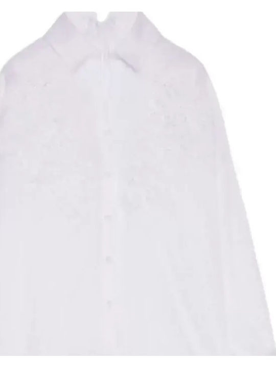 Long Sleeve Women's Shirt Optic White
