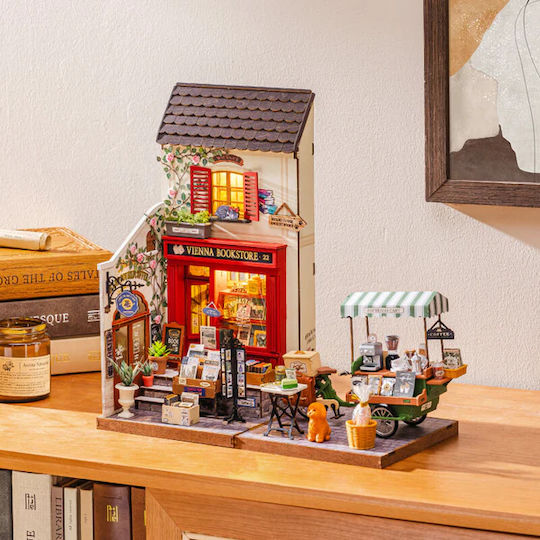 Robotime Construction Toy Wooden Diy Miniature House