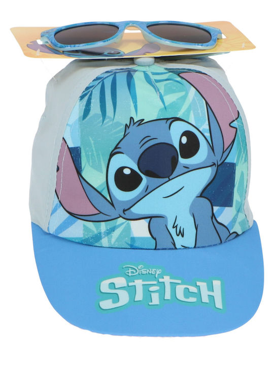 Disney Kids' Fabric Hat Stitch Blue