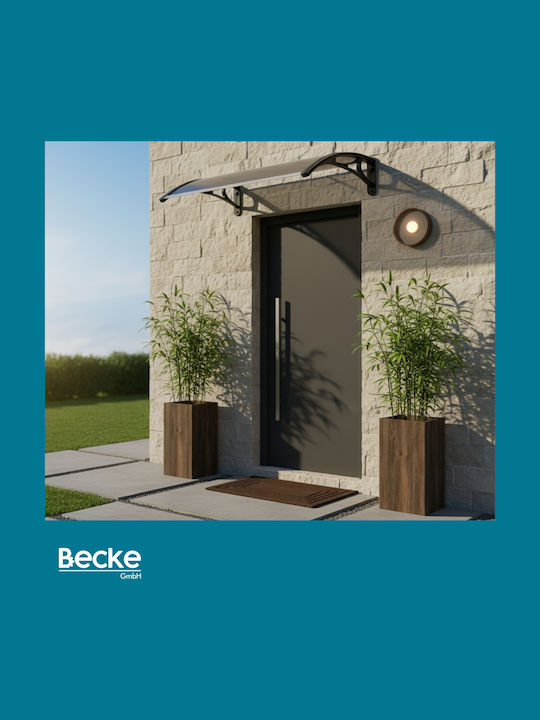 Becke Πολυκαρβονικό Στέγαστρο Π100xΒ60cm