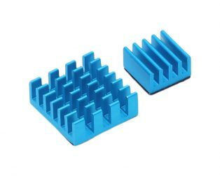 9x9x5mm Aluminum Heatsinks Light Blue