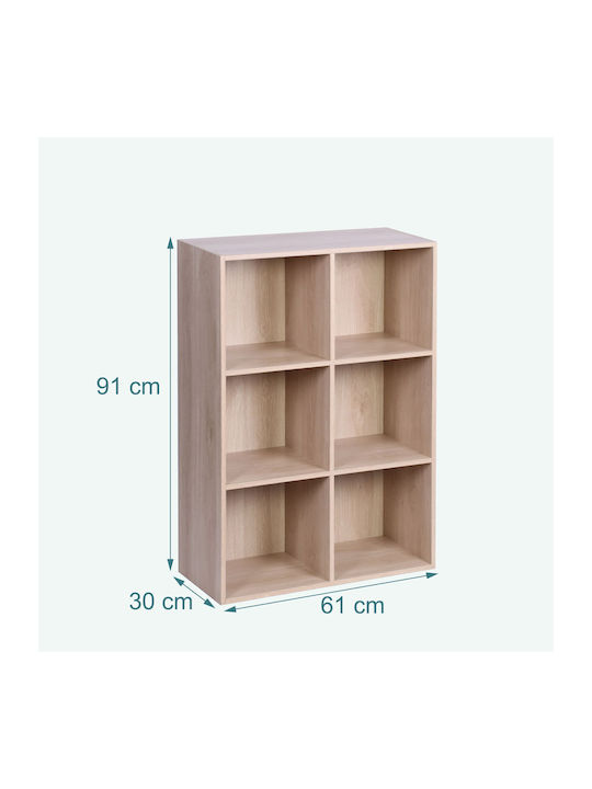 Bibliotecă Maro Deschis 61x30x91 cm