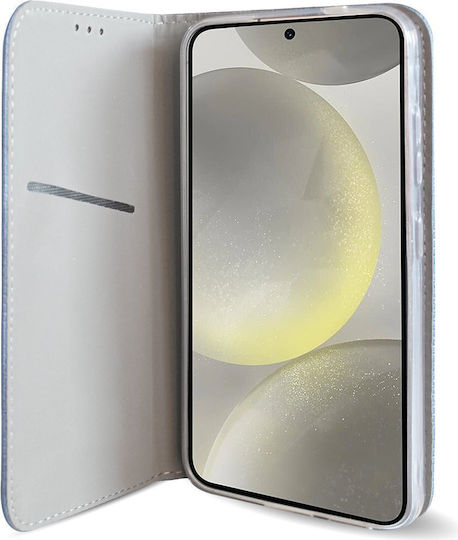 Калъф Книга Кожа / Силикон Златист Honor X5C Plus