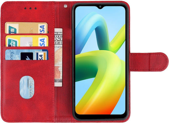 Книга Закалено Стъкло Червен Redmi A1+ / A2+