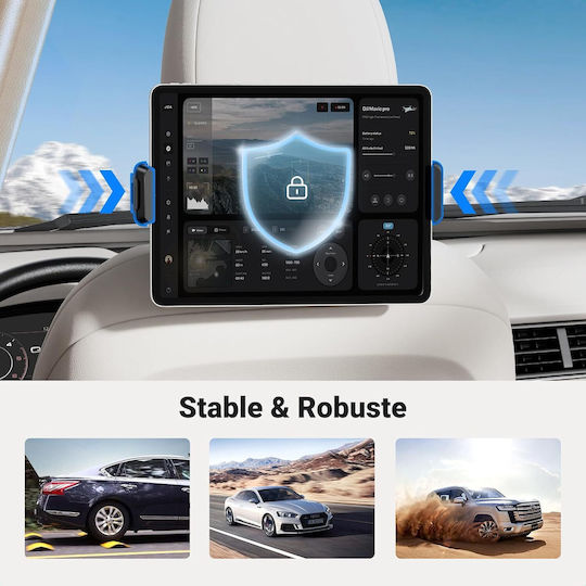 Ugreen Car Mobile Mount 12.9" with Adjustable Hooks Black