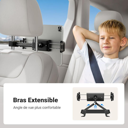 Ugreen Car Mobile Mount 12.9" with Adjustable Hooks Black