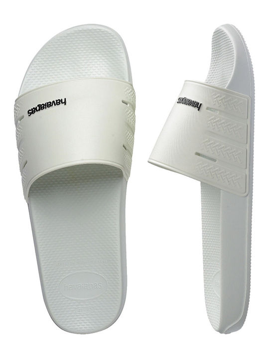 Men's White Flip Flops