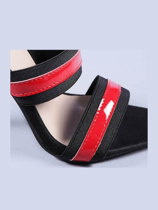 Sandale Elegante Damă Din Piele Roșii
