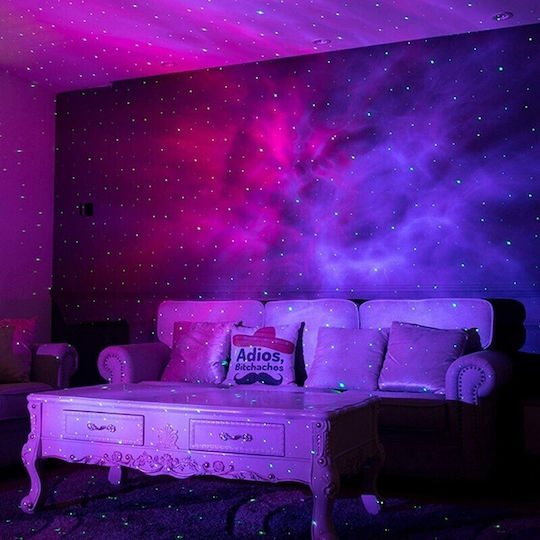 Kids Table Lamp Projector with Star Projection 17x17x9cm