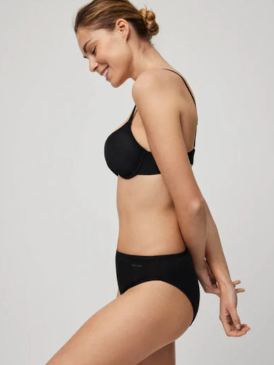 Women's Period Slip Black