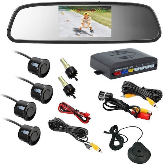 Car Reverse Camera Set Waterproof with Screen for