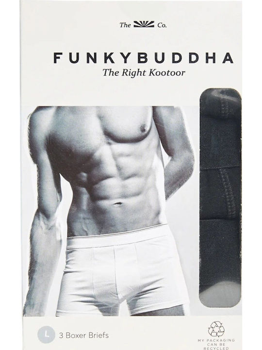 Men's Boxers Black 3 Pack