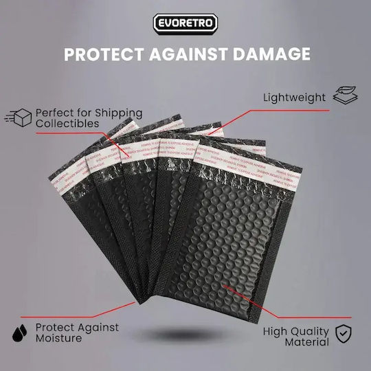 Evoretro Bubble Mailers Karten 50 Stück