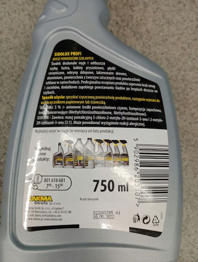 Lakma Glass Cleaner Spray 750ml