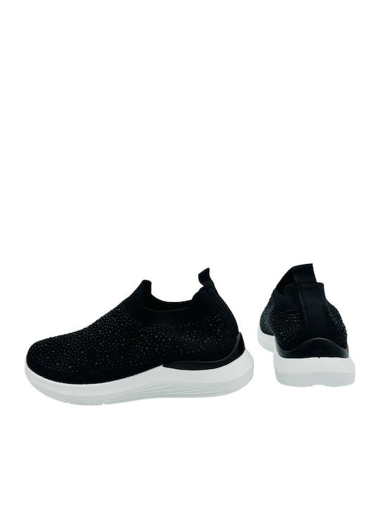 Women's Slip-On From Synthetic Leather Black