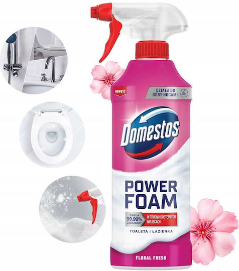 Domestos Power Curățitor Spray Toaletă cu Miros de Prospețime 435ml