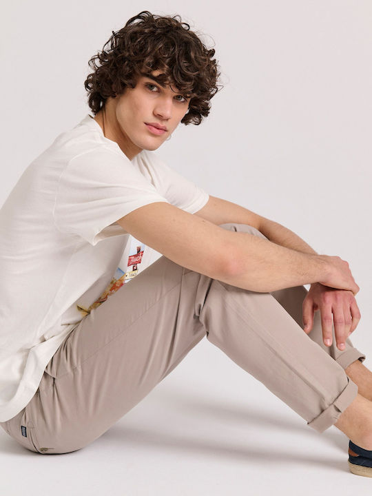 Funky Buddha Παντελόνι Chino Greige