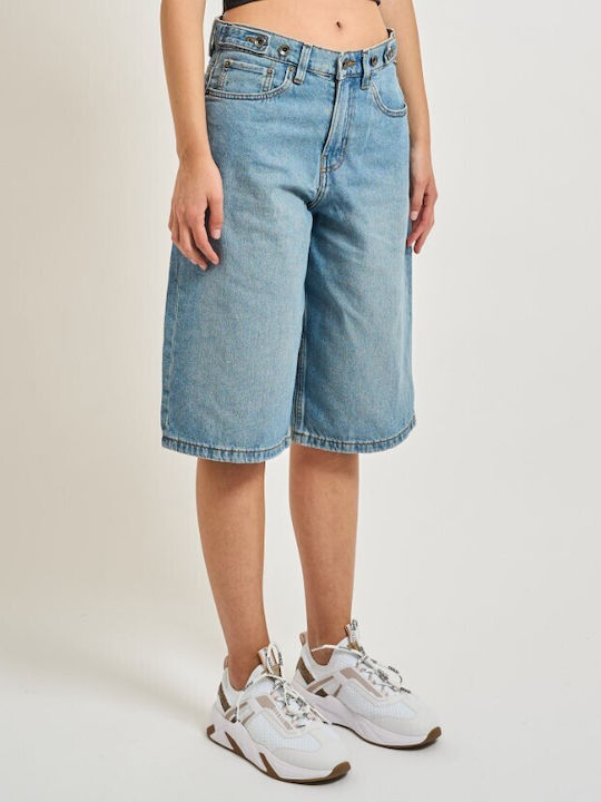 Bermude Denim Albastru Pentru Femei
