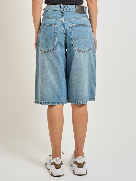 Bermude Denim Albastru Pentru Femei