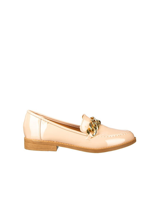 Loafers Dama Din Piele Roz
