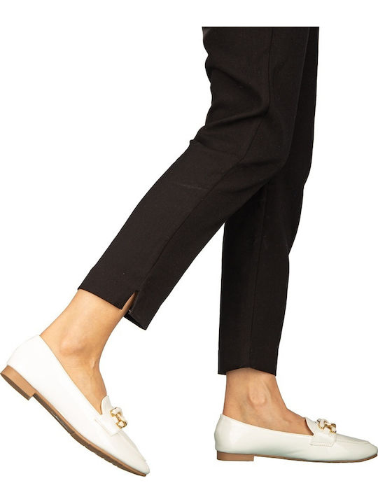 Γυναικεία Loafers σε Λευκό Χρώμα