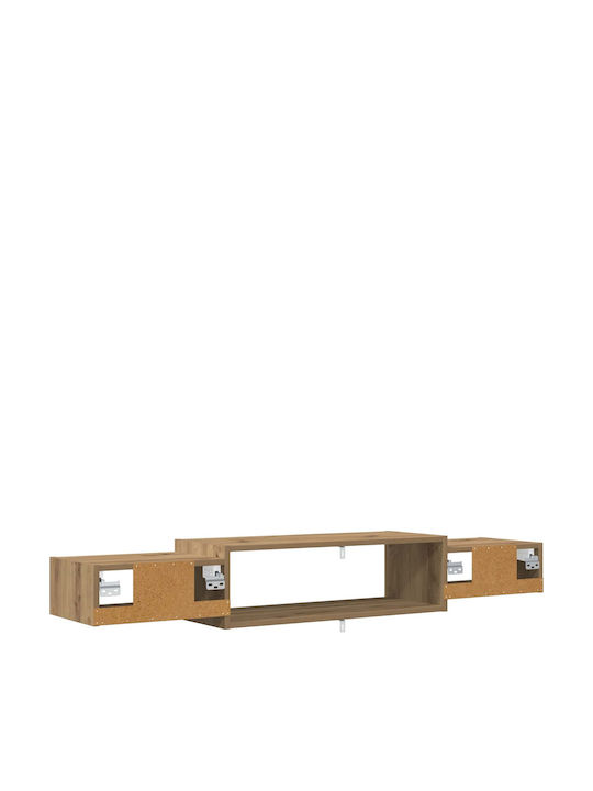 TV-Ständer Eiche M140xP28xH21cm