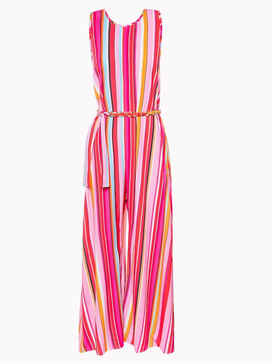 Women's Striped Jumpsuit